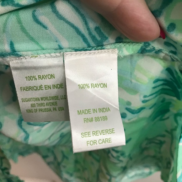 Lilly Pulitzer tunic size xl - Picture 3 of 3